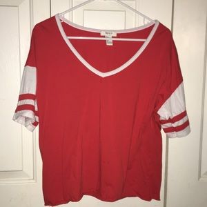 V-Neck Red T-Shirt